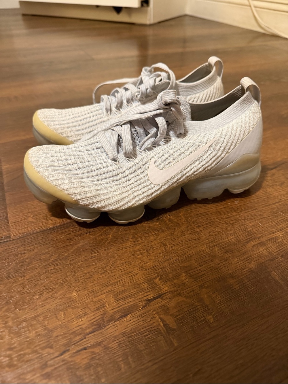 Nike Women’s White Knit Vapor-Inspired Sneakers